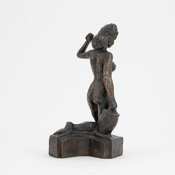 Nils Möllerberg, skulptur, brons, signerad.