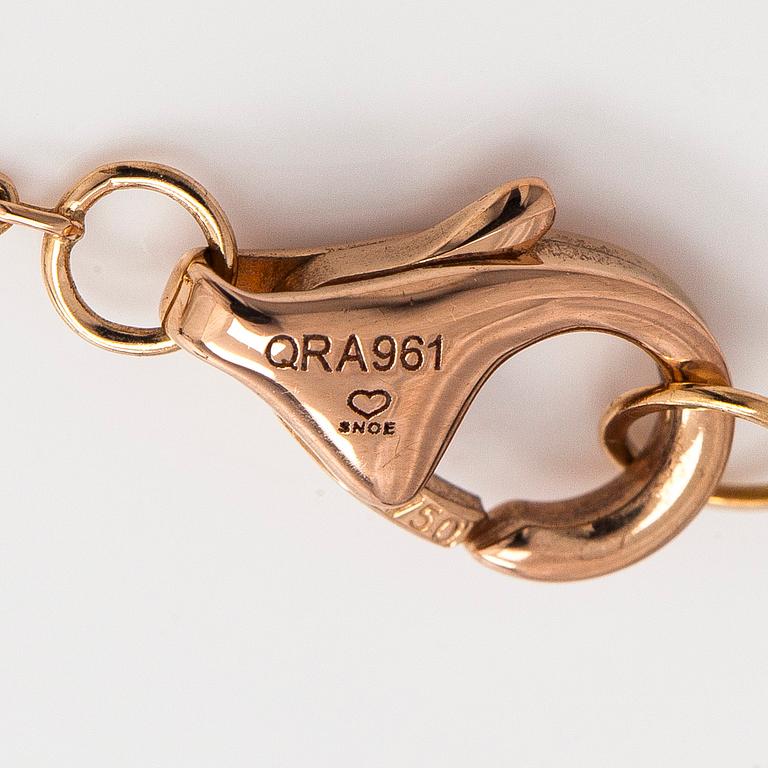 Cartier, halsband, "Trinity Pendant", 18K guld och en briljantslipad diamant.