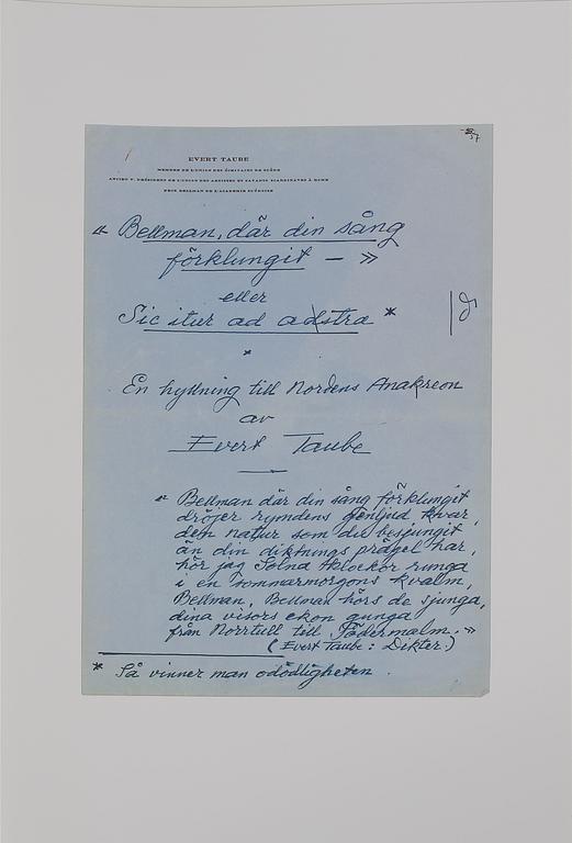 GÖSTA WERNER, 2 kassetter med 61 signerade färglitografier.