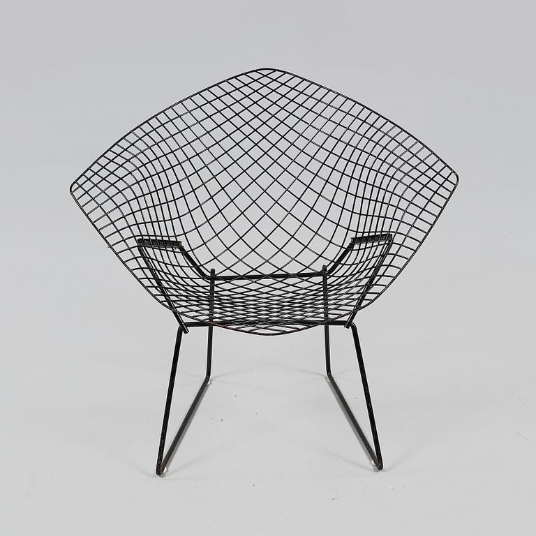 FÅTÖLJ, "Diamond chair", Harry Bertoia, 1900-talets tredje kvartal.