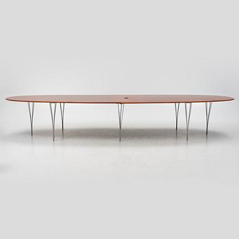 Bruno Mathsson & Piet Hein, bord, "Superellips", Fritz Hansen, Danmark, 1988.