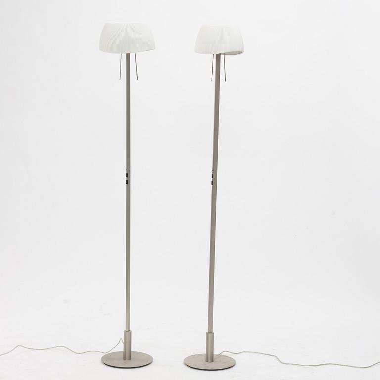 Floor lamps, a pair, Vibia, Spain.