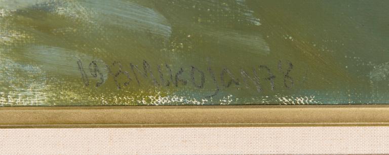 BORIS MIKOJAN, oil on canvas, signed and dated -78.