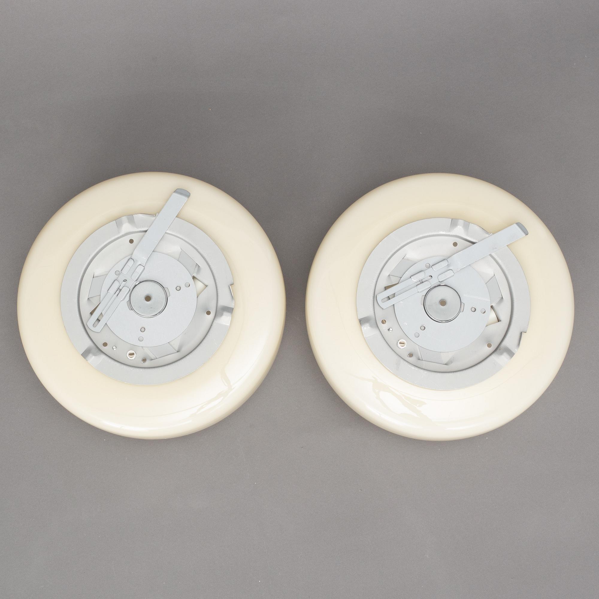 Harald Notini, a pair of ceiling lamps model "10676", Arvid Böhlmarks Lampfabrik, 1930s.