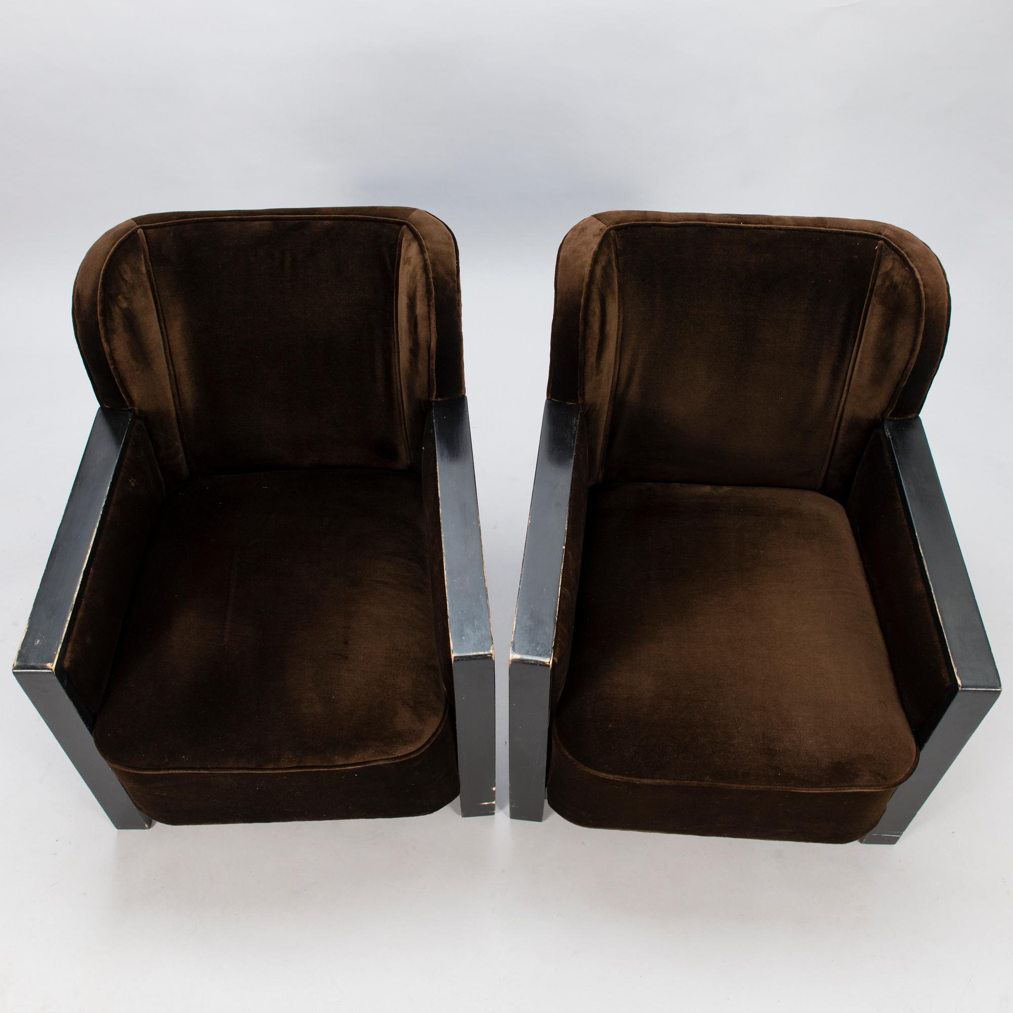 ÅKE WASASTJERNA, a 1930s 11-piece drawing room suite, 'Minister' for Asko Finland. Designed 1934.