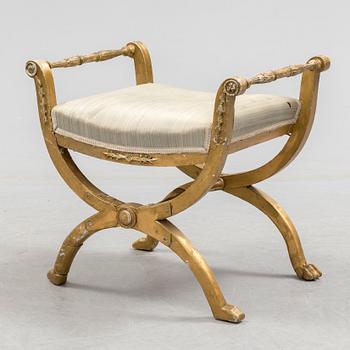 An early 19th century late Gustavian stool.