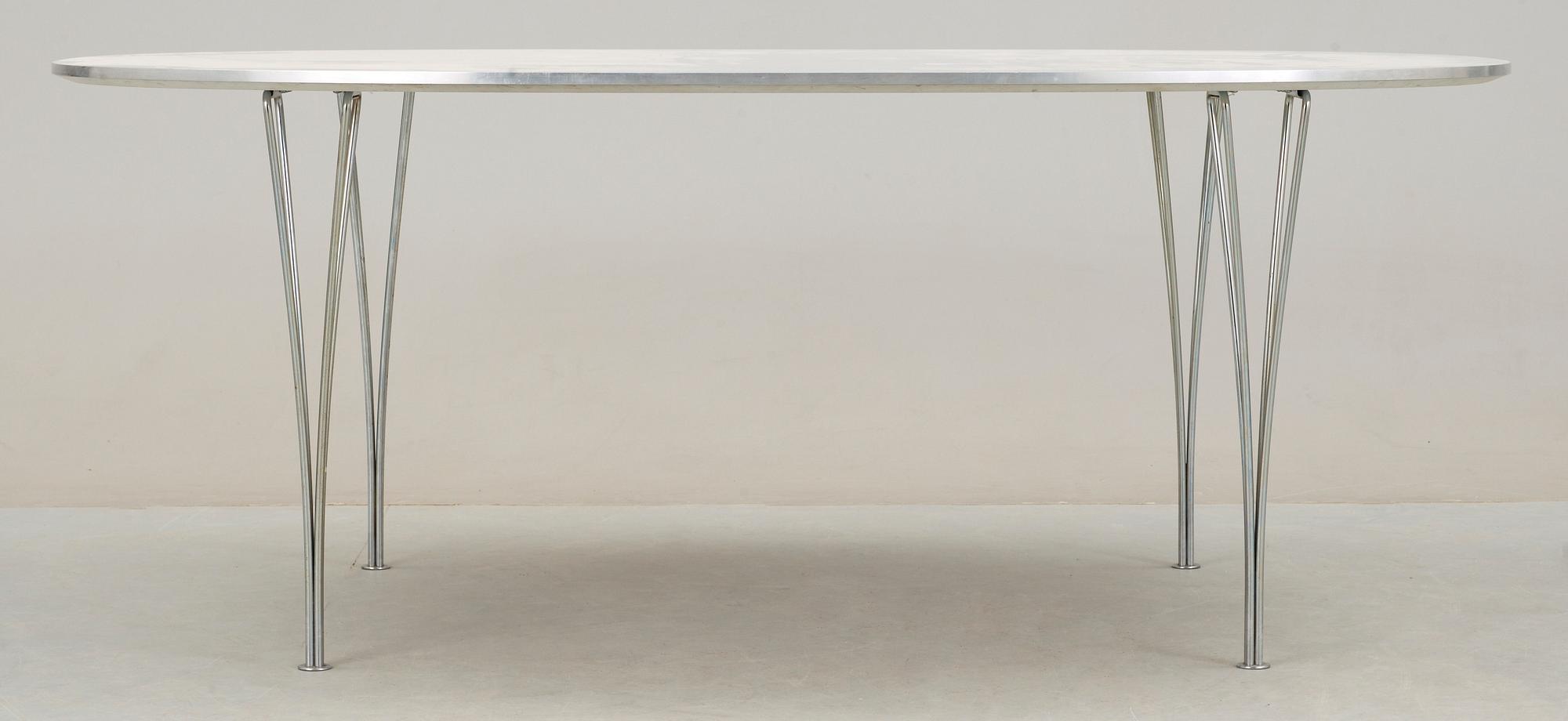 MATBORD, "Superellips", Bruno Mathsson och Piet Hein för Fritz Hansen, 1983.