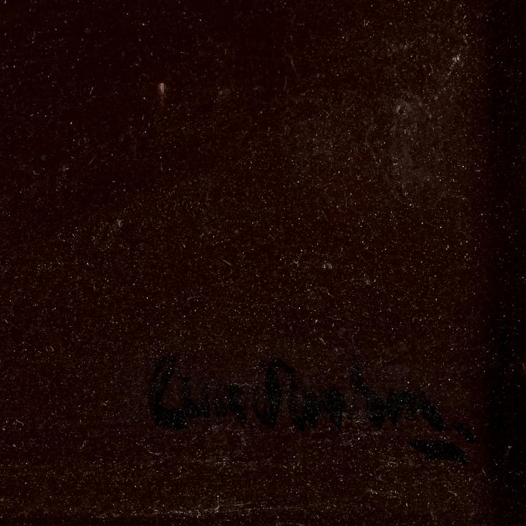 SIXTEN LUNDBOHM, olja på duk, signerad.