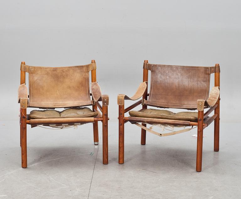 FÅTÖLJER, 2 st, "Sirocco", Arne Norell.