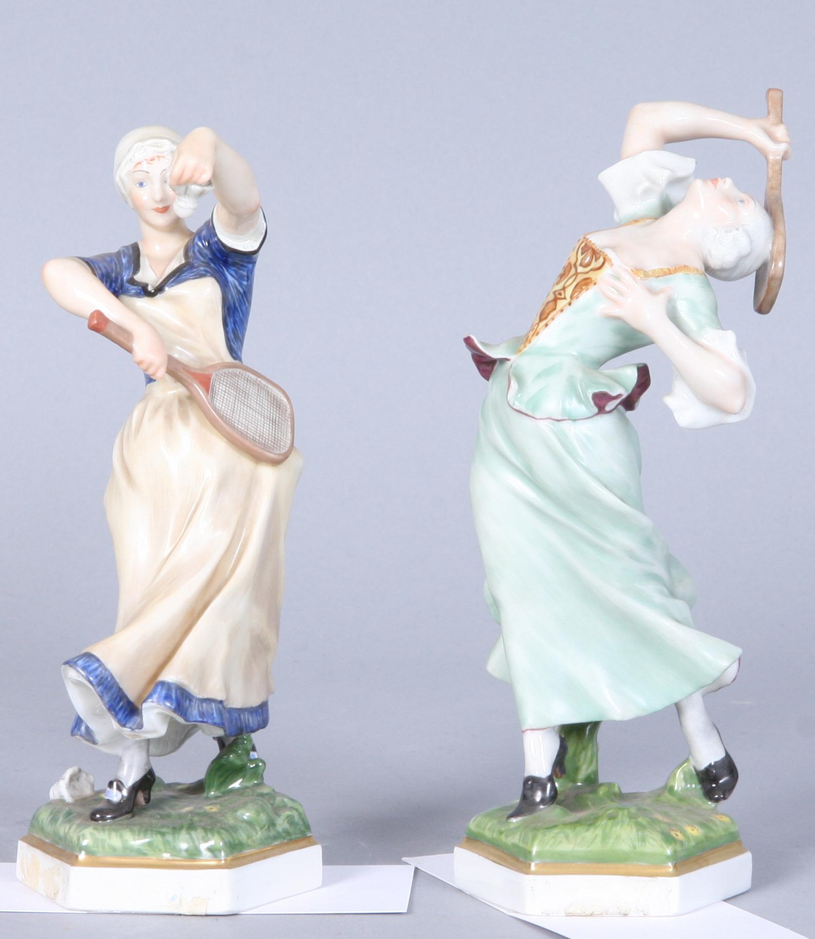 FIGURINER, 2 st, porslin, Bing o Gröndahl.