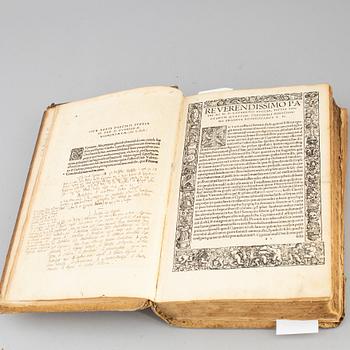 BOOK, Printed by Froben, 1521.