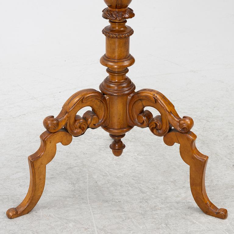 Fällbord, 1800-talets andra hälft.