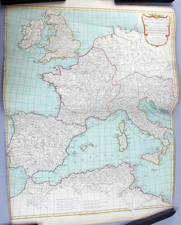 KARTA, Jean Baptiste d'Anville, utgiven 1794.