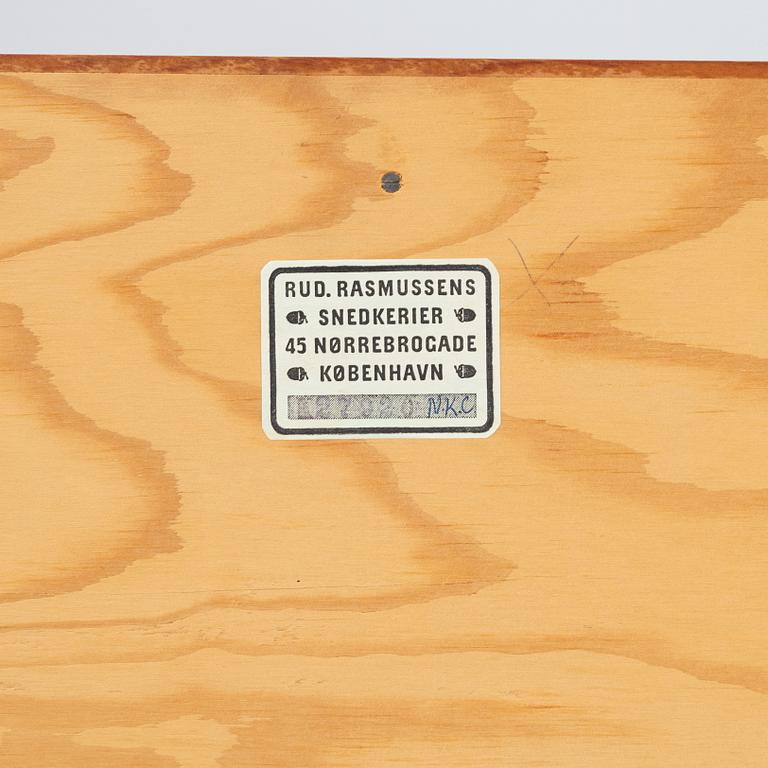 Mogens Koch, a seven part bookcase with five plinths. Rud Rasmussens, Copenhagen, Denmark.