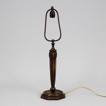 BORDSLAMPA, brons, art déco, 1900-talets första hälft.