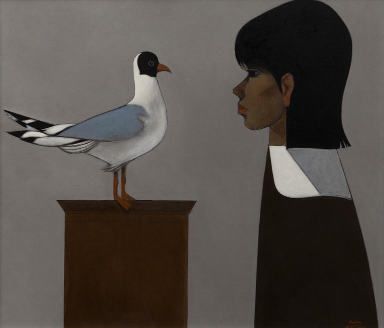 Veikko Marttinen, A GIRL AND A SEAGULL.