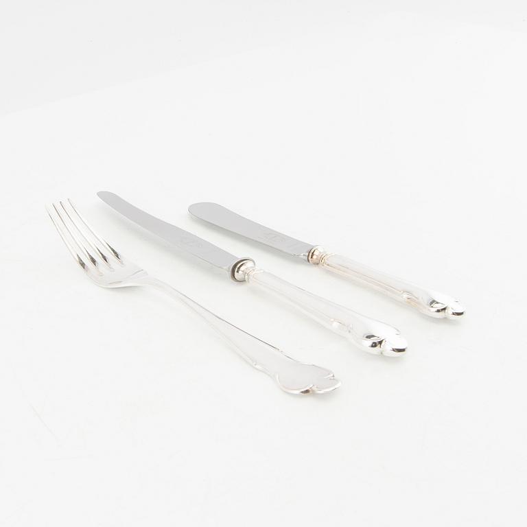 Silver cutlery 26 pcs MGAB Uppsala 1950s.