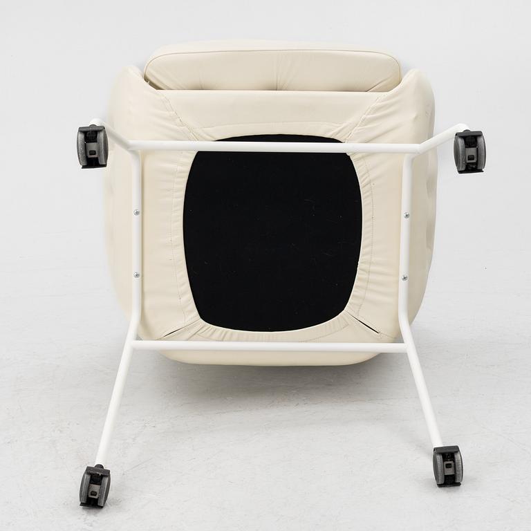 Bruno Mathsson, armchair/office chair, "Mirja", custom-made in 2001.