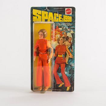 STAR WARS och SPACE 1999, 3 stycken actionfigurer, Denys Fisher samt Mattel, 1970-tal.