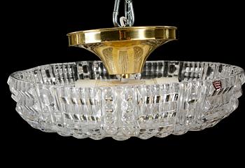 A ceiling lamp by Orrefors from the latter halöf of the 20th century.