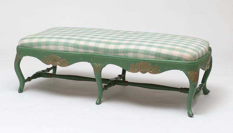 BÄNK. Sverige, 1700-talets andra hälft. Rokoko.