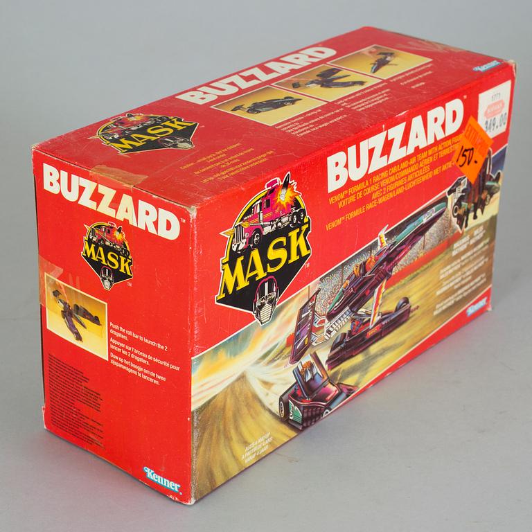 M.A.S.K, Buzzard och Wildcat i oöppnade förpackningar, Kenner, 1985.