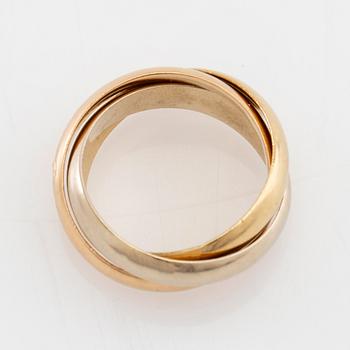 Cartier, Ring "Trinity" 18K trefärgat guld.