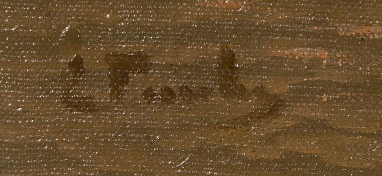 EUGEN TAUBE, oil on canvas, signed.