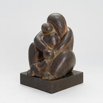 Carl Wilhelms, a bronze sculpture, signed and dated -46.