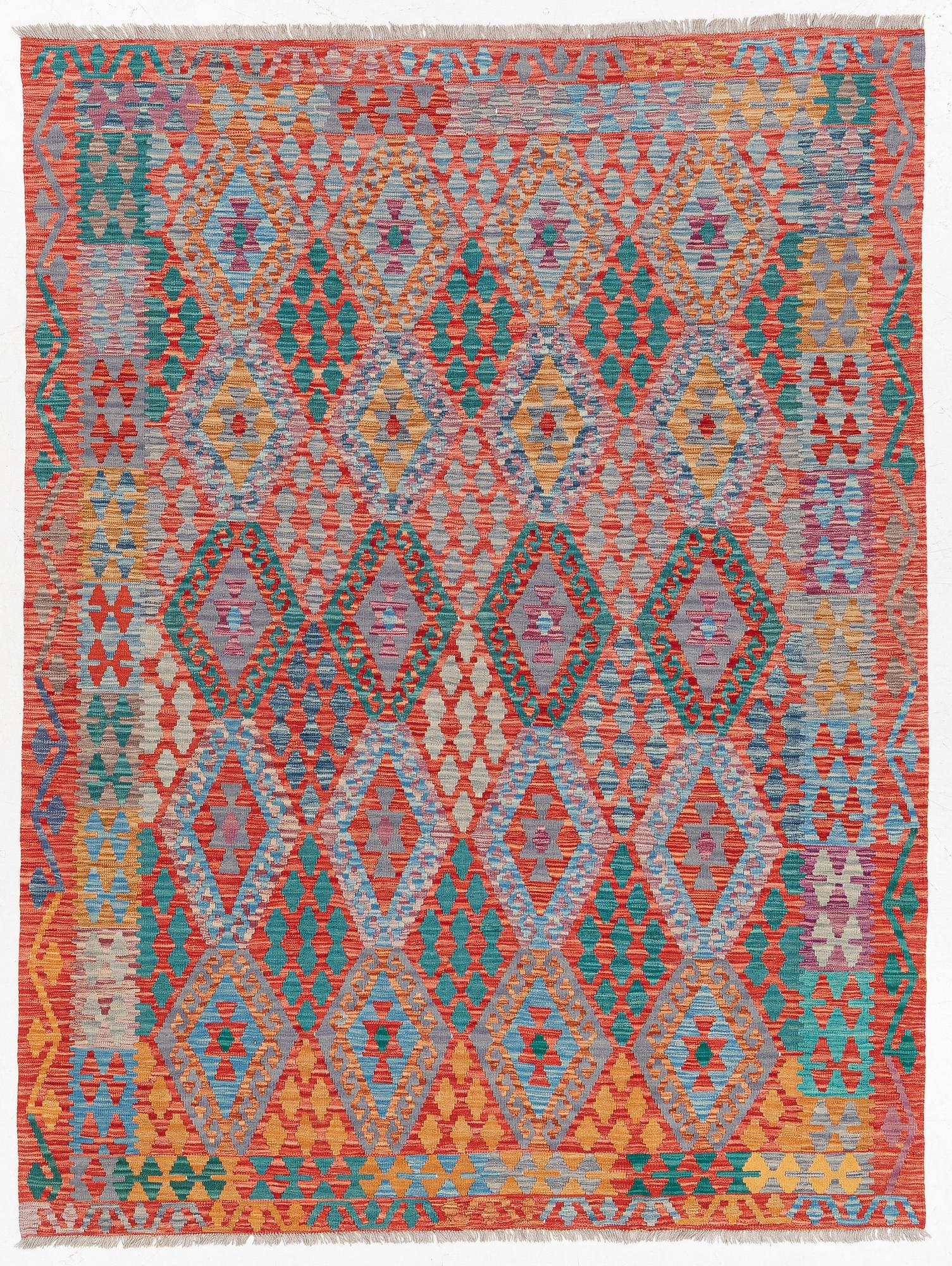 Kilim, modern, approx. 250 x 195 cm.