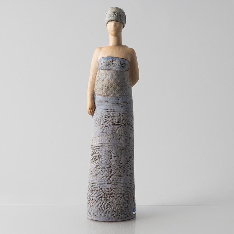 Lisa Larson, figuriner, 2 st, stengods, bl.a. "Arabkvinna", Gustavsbergs studio.