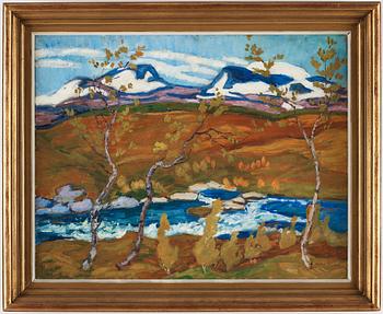 Helmer Osslund, "Lapporten om våren" (Spring in Čuonjávággi/"Goose Valley" in the north of Sweden).
