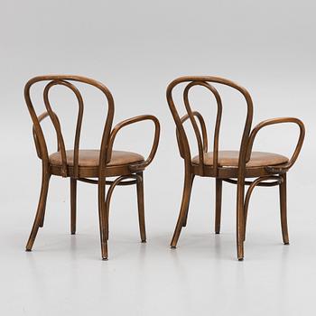 A set of six chairs, second half of the 20th Century.