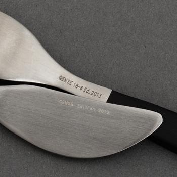 FOLKE ARSTRÖM, bestick, 56 delar, "Focus De Luxe", rostfritt stål, Gense.