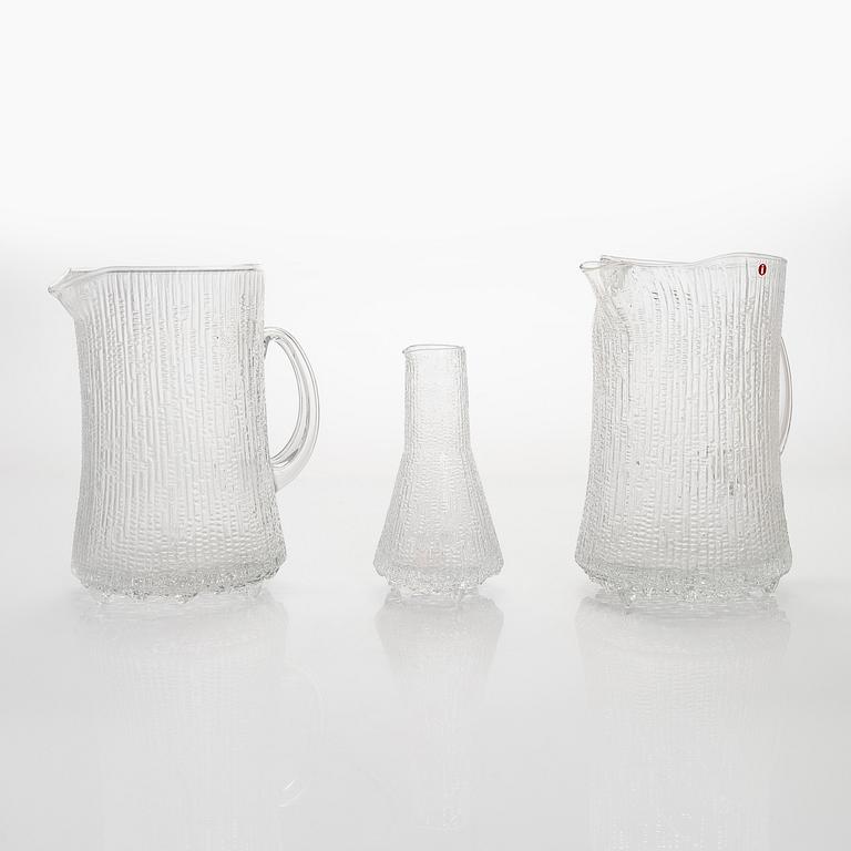 Tapio Wirkkala, matservis, glas, "Ultima Thule", 59 delar, Iittala, 1900-talets andra hälft.