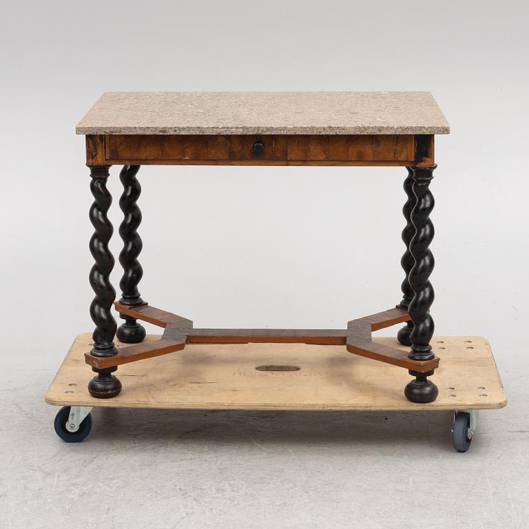 Table, Baroque style, late 19th century.