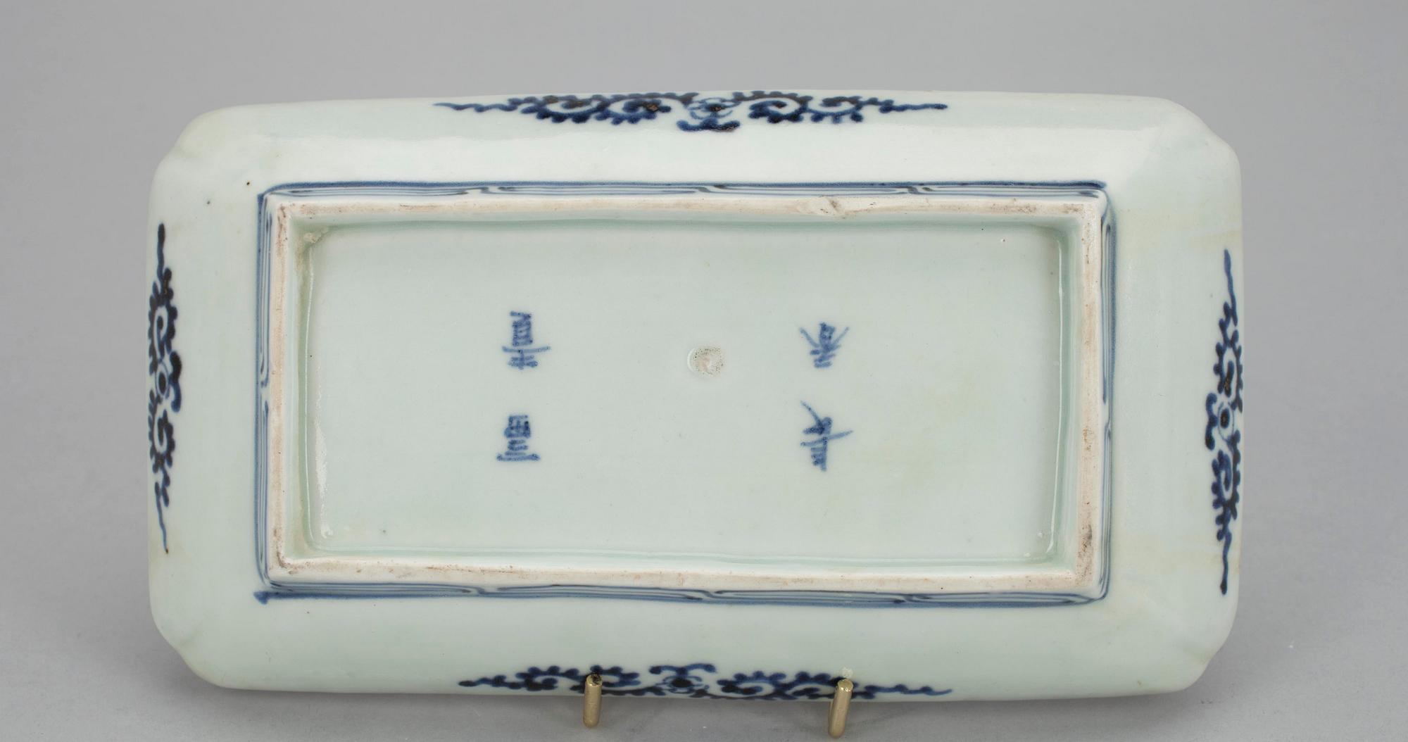 FAT, porslin, Imari, Japan 1700-tal.