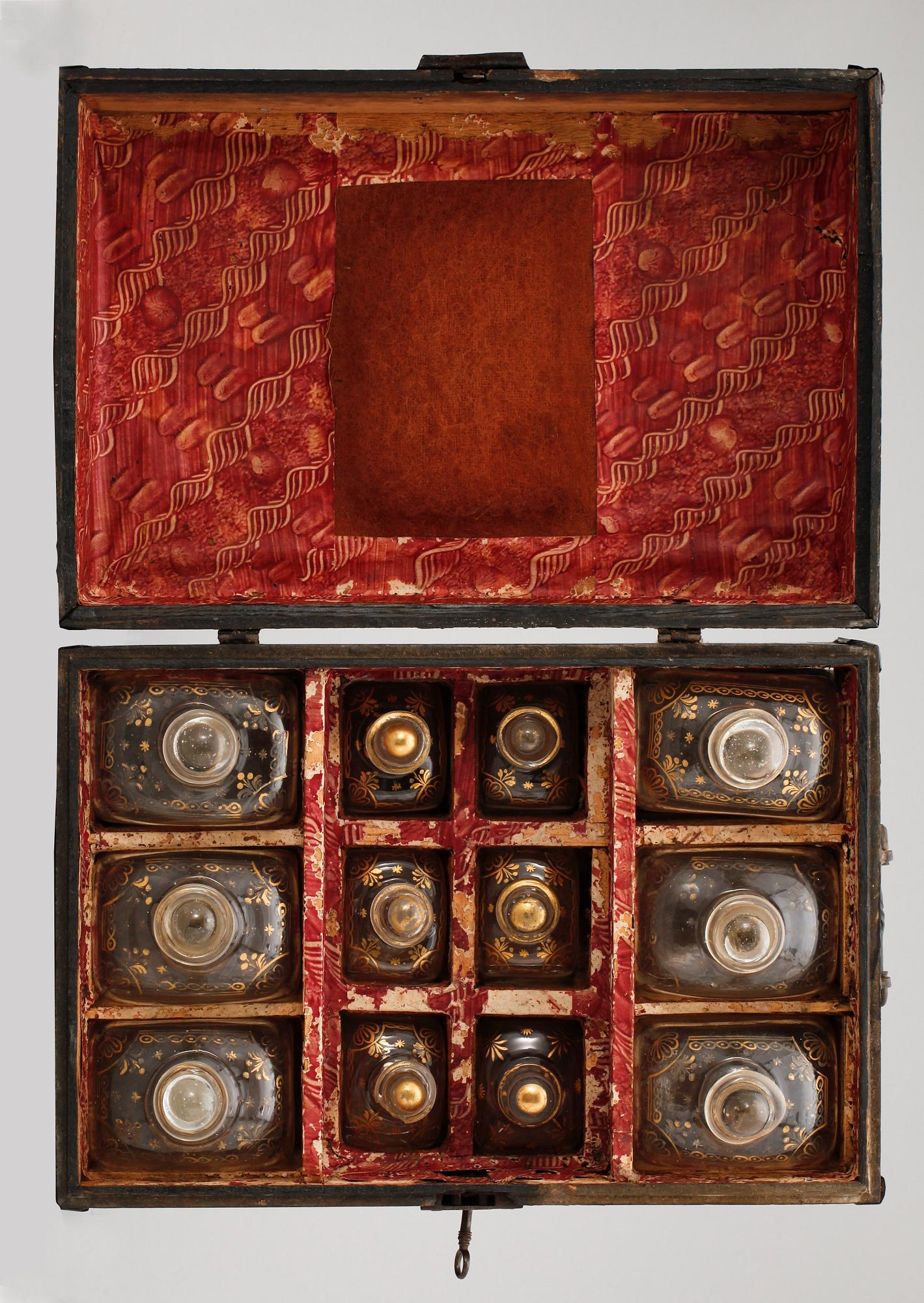 DRYCKESSCHATULL, omkr 1800.