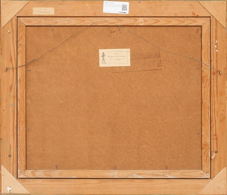 EVERT FÄRHM, olja på pannå, signerad och daterad -47.