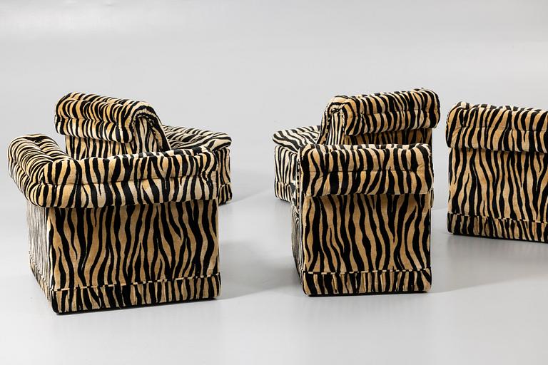Modular sofa, 5 sections, Scapa Möbler, 1970s.