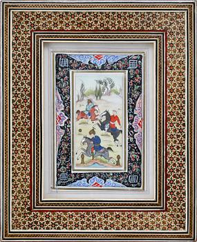 OKÄND KONSTNÄR, gouache, 2 st, mellanöstern.