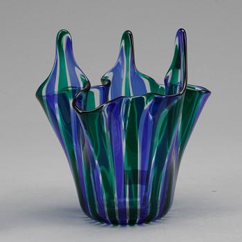 NÄSDUKSSKÅLAR, 2 st, glas, Murano, Italien, 1900-talets andra hälft.