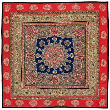 279. BRODERI, semiantikt Rascht, Persien (Iran), ca 312,5 x 311 cm.