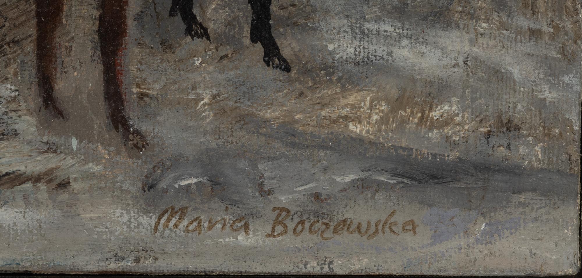 Maria Boczewska, goat farmer in the shadow.