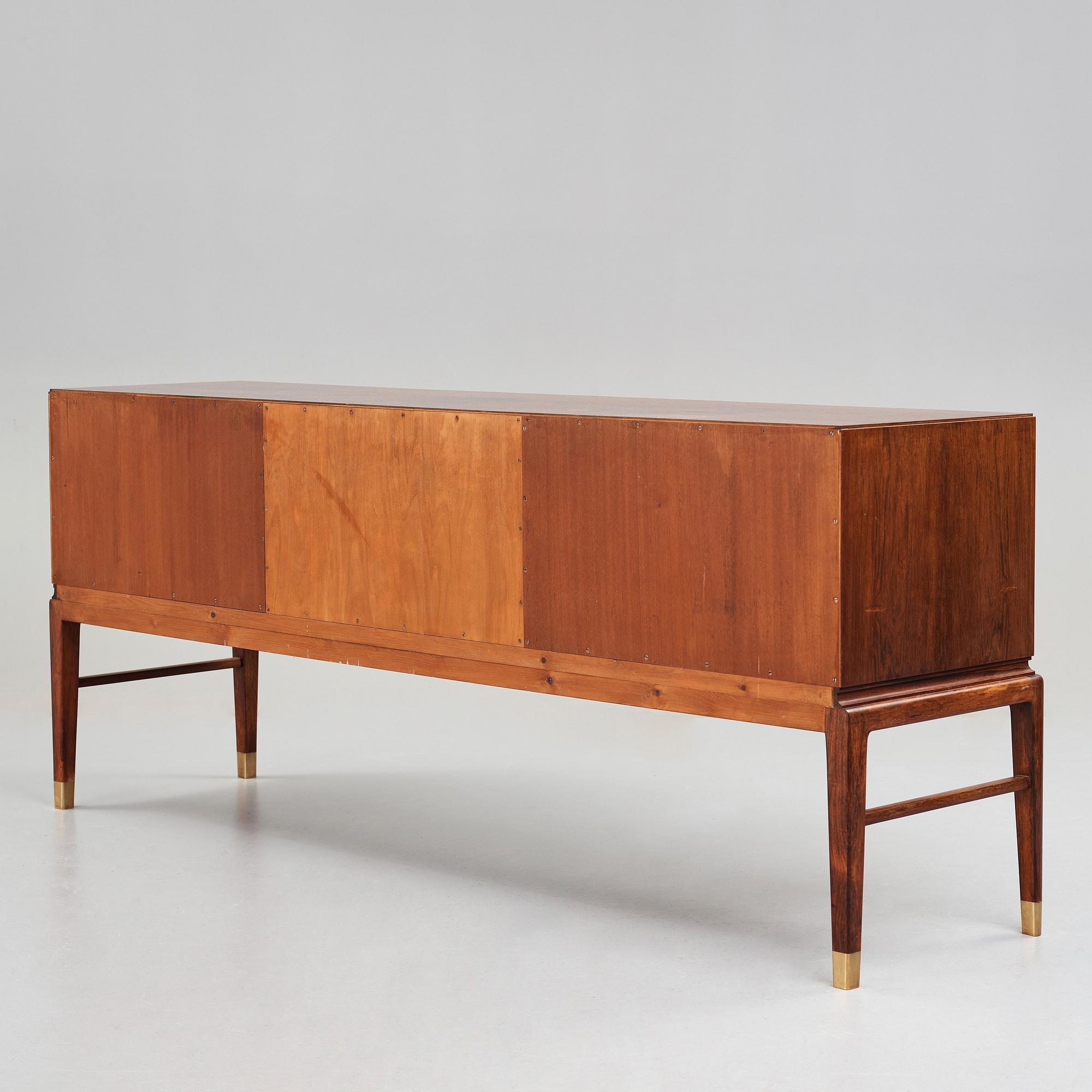 Lysberg, Hansen & Therp, a palisander sideboard, Denmark, 1940-50's.