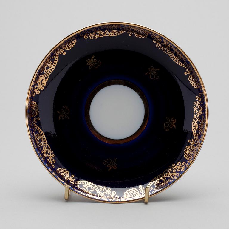 KAFFE- / TESERVIS, porslin, Sovjetunion, 1900-talets slut.