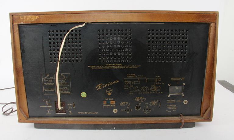 RADIO, 1900-tal Blaupunkt, "Riviera".