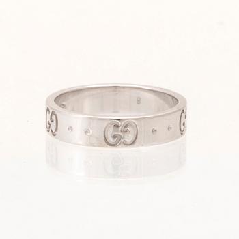 Gucci, ring "Gucci Icon" 18K white gold.