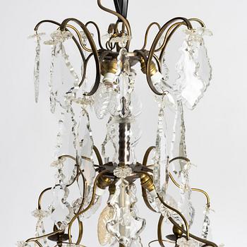 Chandelier, Rococo style, first half of the 20th century.