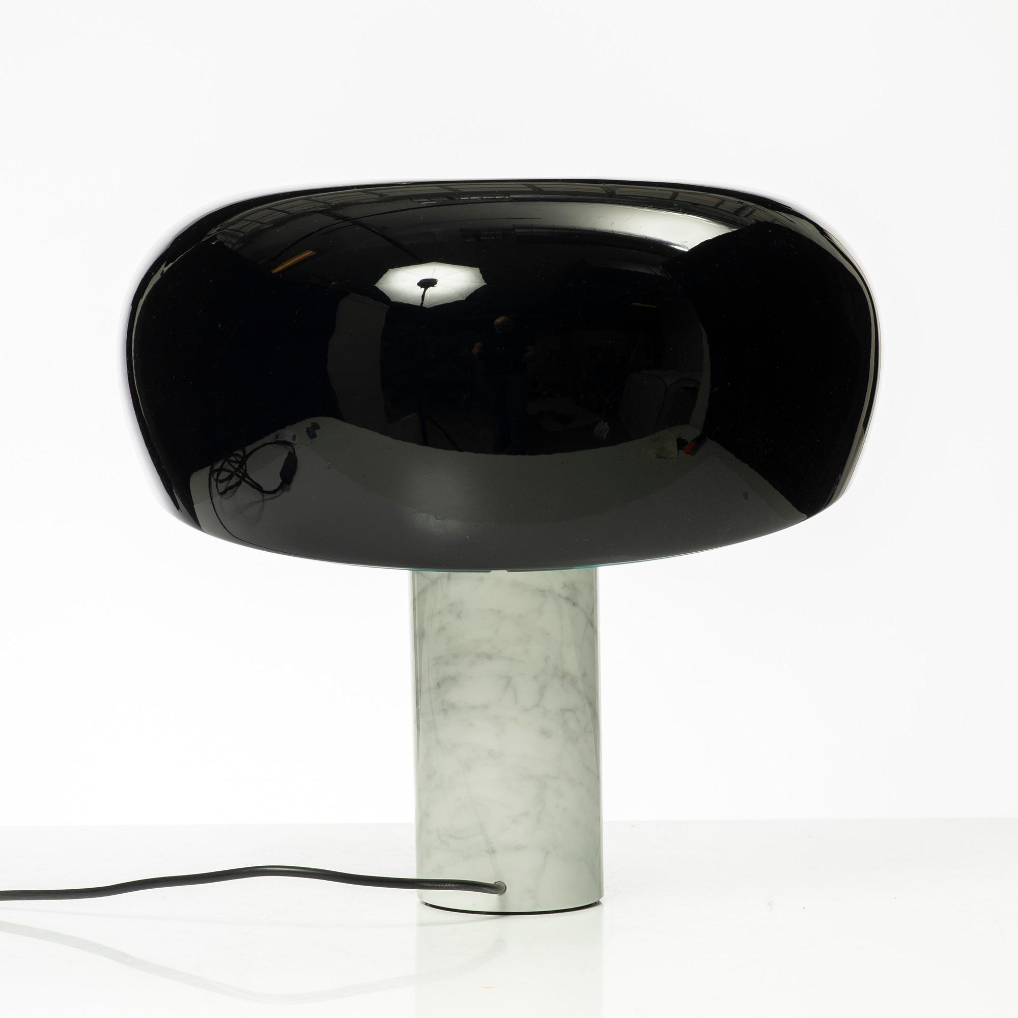 Achille & Pier Giacomo Castiglioni, a 'Snoopy' table lamp, Flos, Italy-.